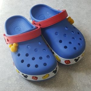 Used Good condition Kids Disney Crocs size 3
